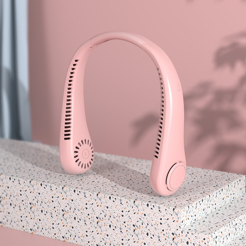 Unisex nan gjenpåfyllbar halsvifte med stille vifte og digital skjerm Luvikno