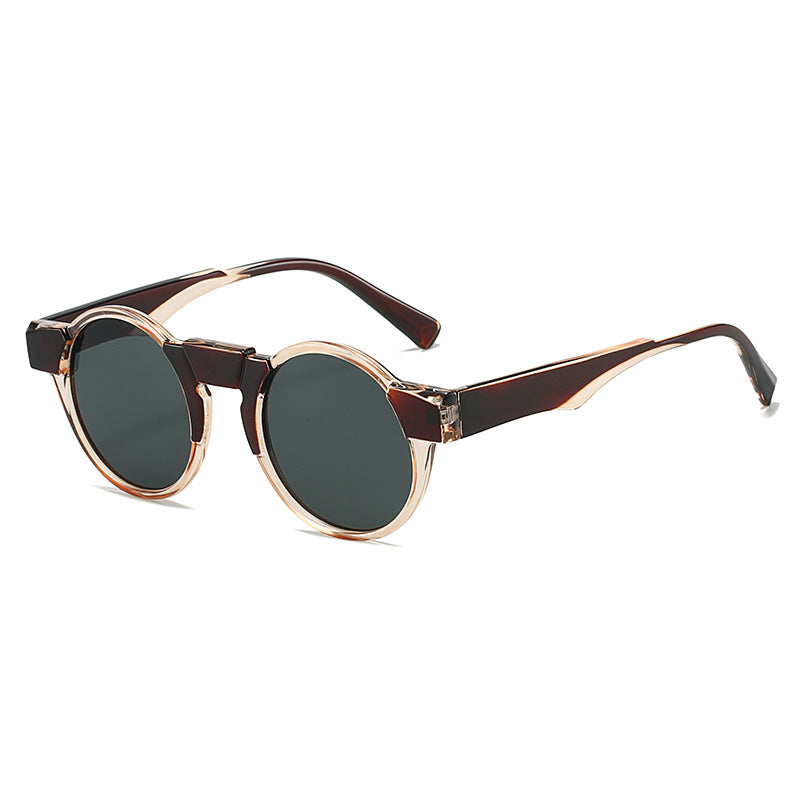 Dame moteriktig lesebrille med innovativt rundt rammedesign Luvikno