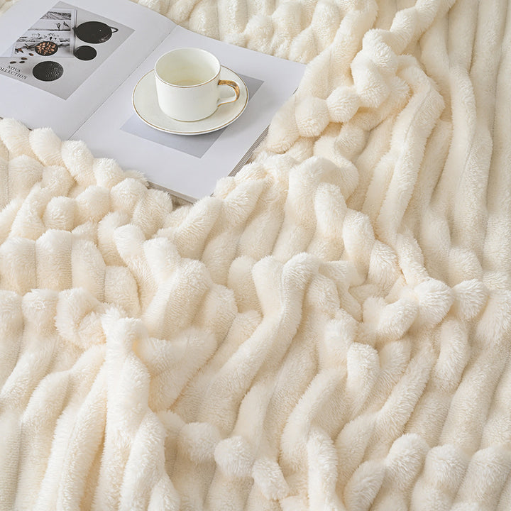 Dame luksus fleece-pledd Luvikno