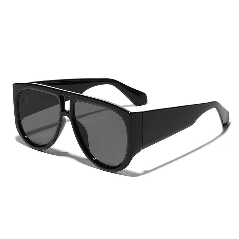 Damer fashionable oversized solbriller med ergonomisk ramme Luvikno
