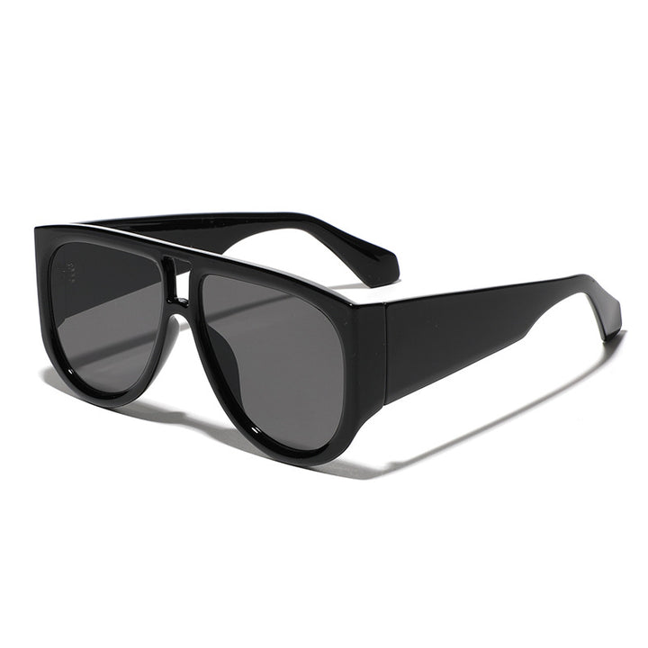 Damer fashionable oversized solbriller med ergonomisk ramme Luvikno