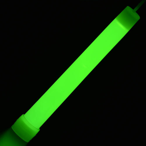 Luvikno | Cyalume Militærklasse Grønn Glow Sticks - Premium Lyssterk 6” Chemlight Nød Glow Sticks Med 12 Timer Varighet (Storkjøp Av 10 Chem Lights)