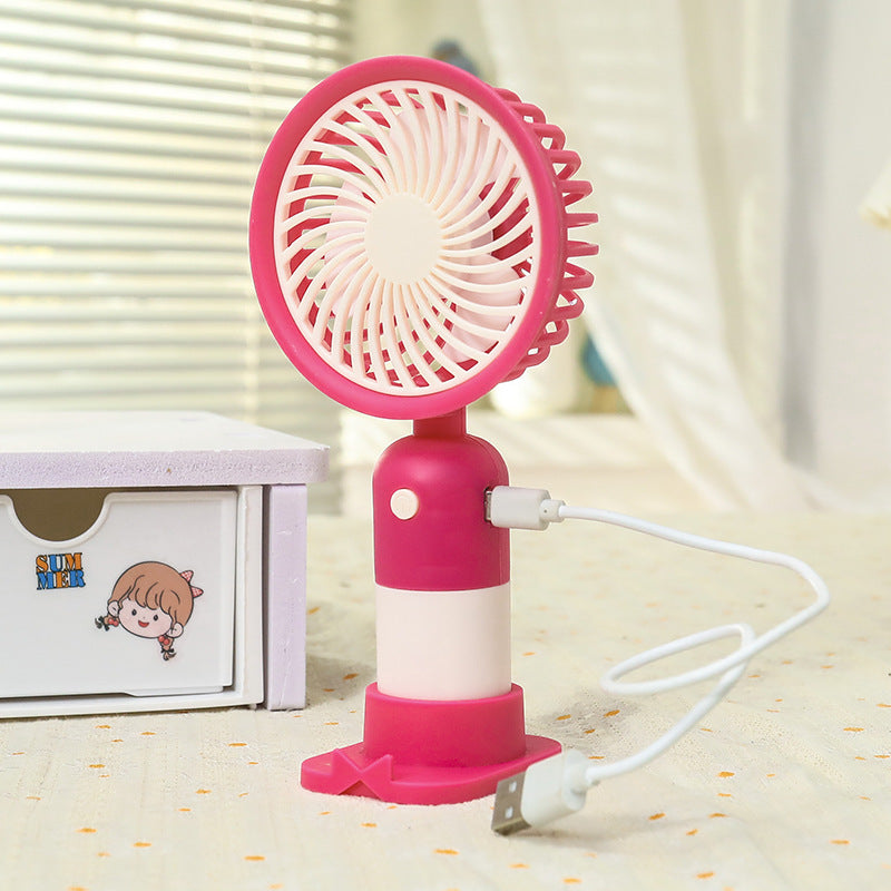 Damer Bærbar Mini-vifte med USB-ladefunksjon og ergonomisk design Luvikno