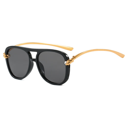 Dame sports solbrille med bred plastramme og UV-beskyttelse Luvikno