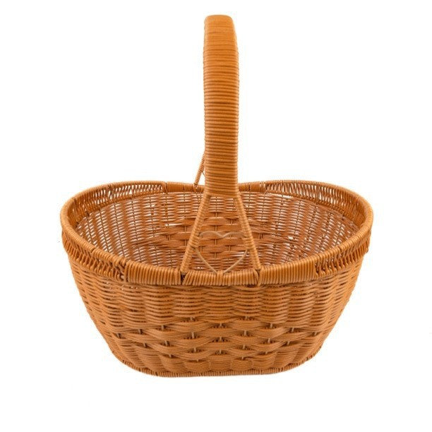 Dame Håndlaget Rattan Handlekurv Luvikno