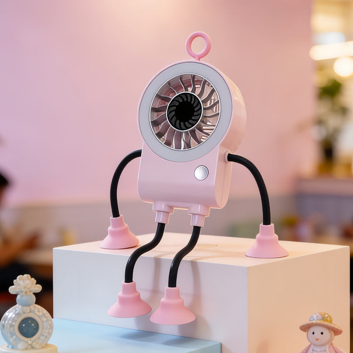 Unisex Kreativ Vifte med integrert LED-belysning Luvikno