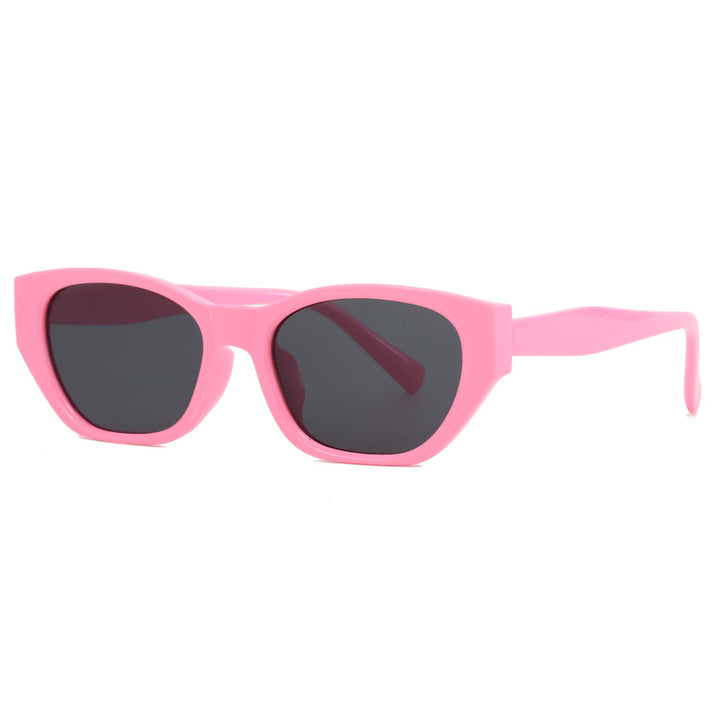 Dame Cat-Eye solbriller med stilfull ramme og UV-beskyttelse Luvikno