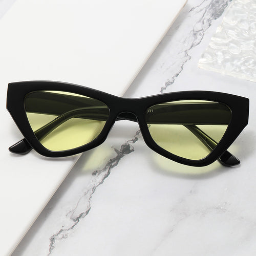 Damen trendy Cat-Eye solbrille Luvikno