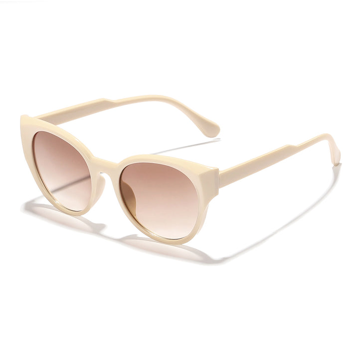 Damer stilige solbriller med elegant transparent ramme Luvikno