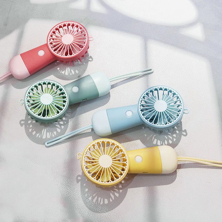 Unisex Bærbar Mini-Vifte med USB-tilkobling og ergonomisk design Luvikno