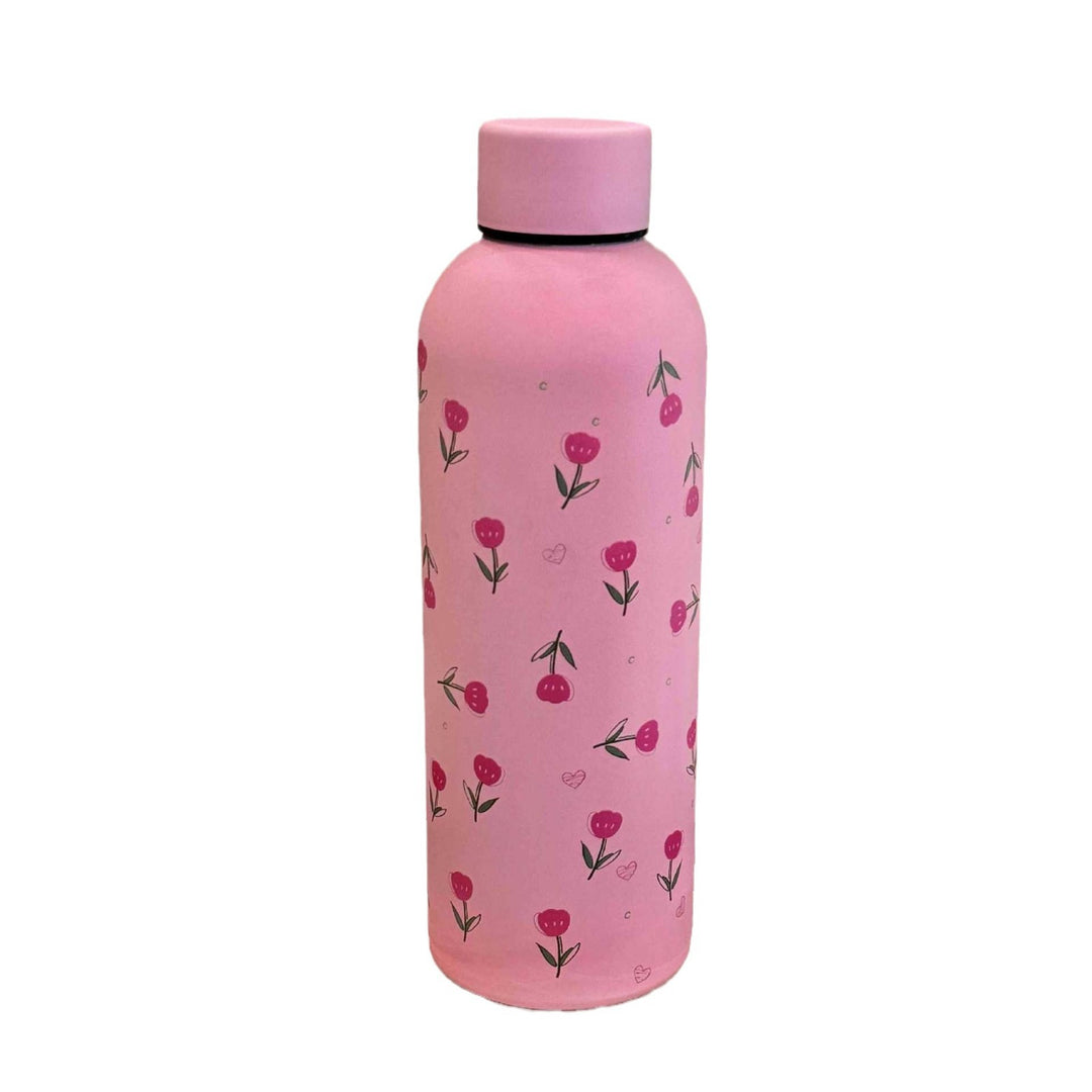 Damen Isoliertrinkflasche mit elegantem Blumendesign Luvikno