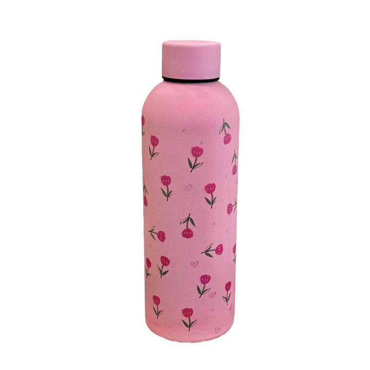 Damen Isoliertrinkflasche mit elegantem Blumendesign Luvikno