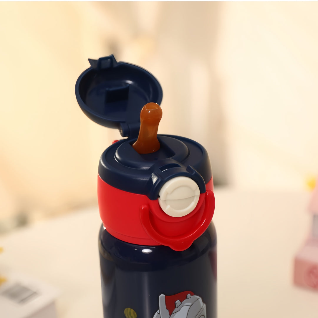 Isolert drikkeflaske med glade dinosaurmotiv Luvikno
