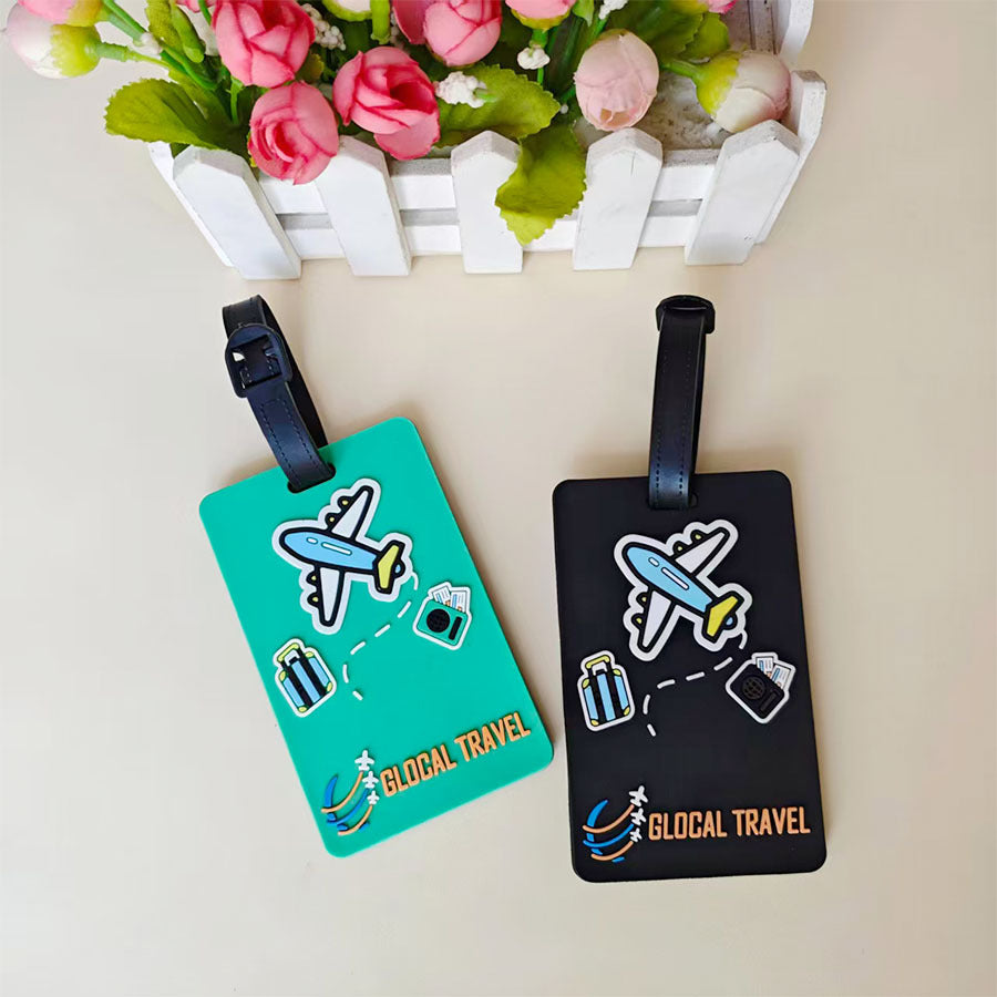 Unisex Bagasjelapp med innovativt flyreise-design Luvikno