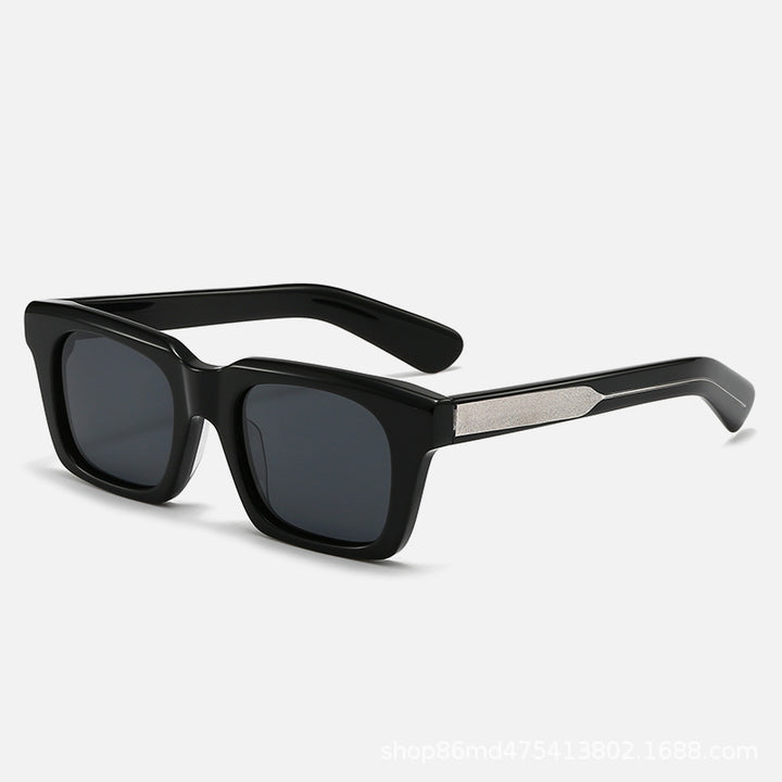 Dame kvadratisk solbrille med klar fargegradient og UV-beskyttelse Luvikno
