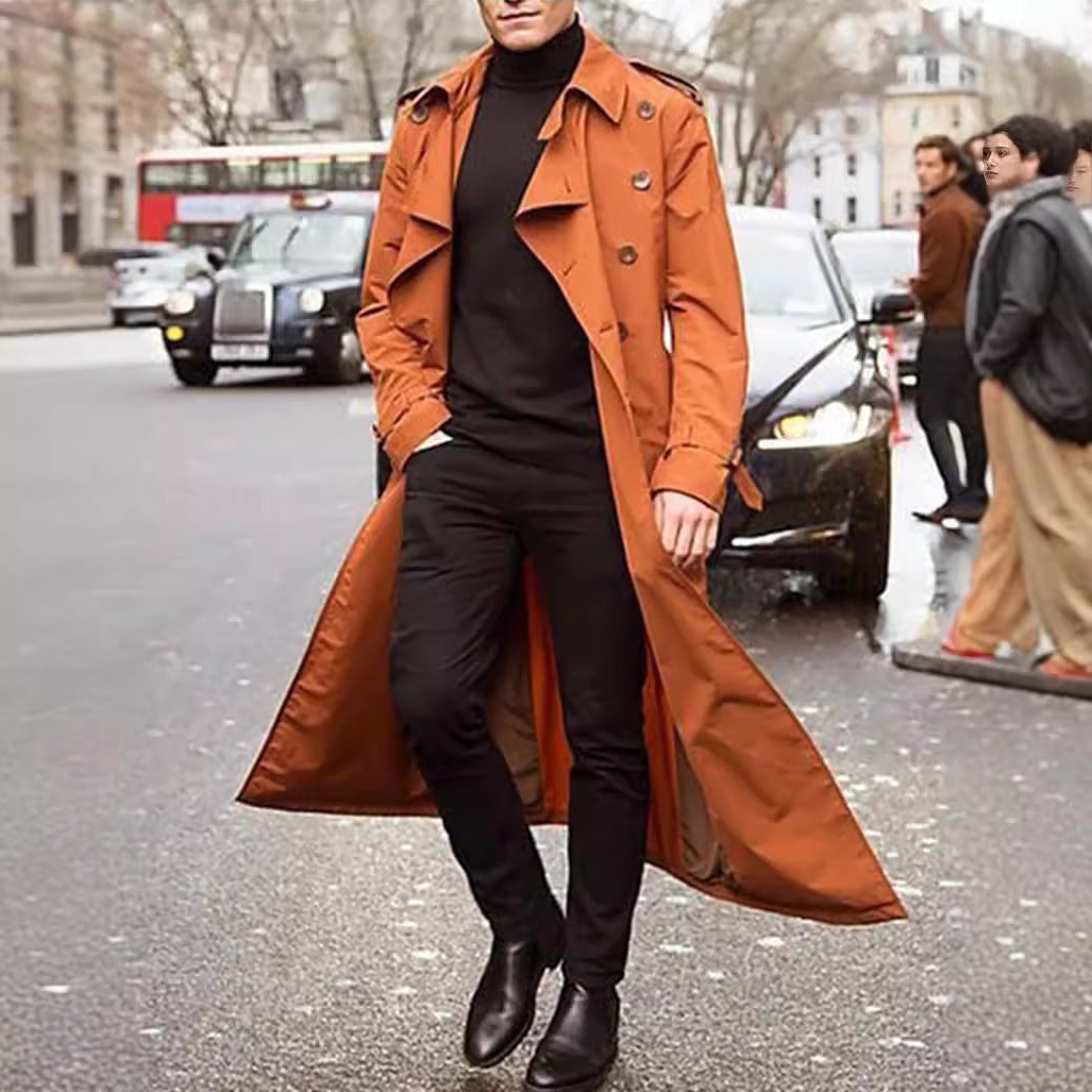 Luvik | Miesten klassinen trenchcoat