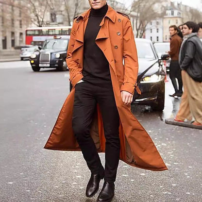 Luvik | Miesten klassinen trenchcoat