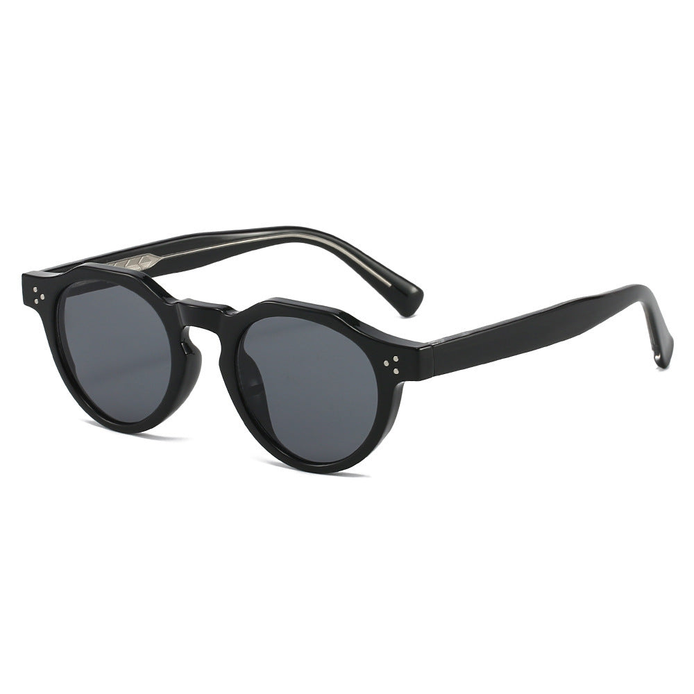 Dame Stilig Solbrille i innovativt åttkantet design Luvikno