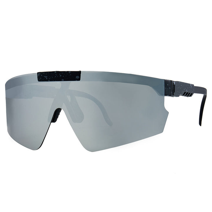 Dame Sport-solbrille i moderne design med store glass Luvikno