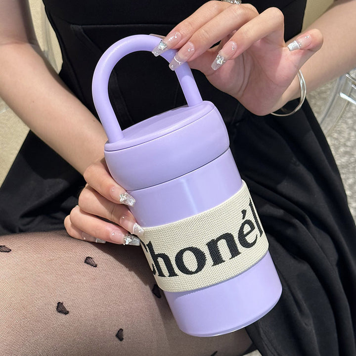 Damen Multifunktionale Thermotasse mit praktischem Tragegriff Luvikno