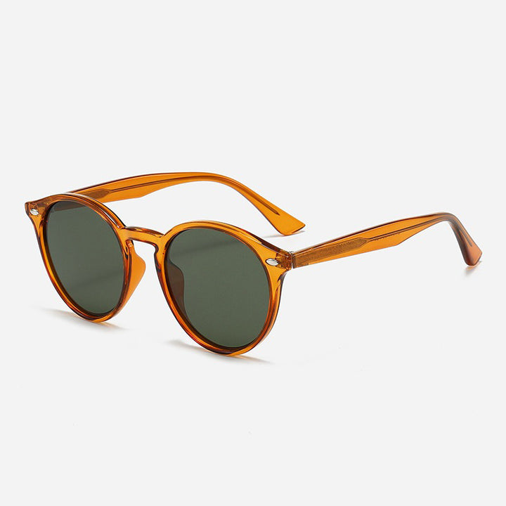 Dame Stilfull rund solbrille Luvikno