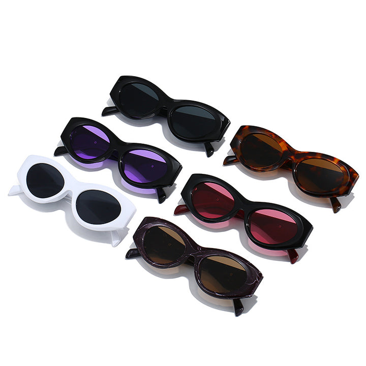 Dame mote kattøyne solbrille Luvikno