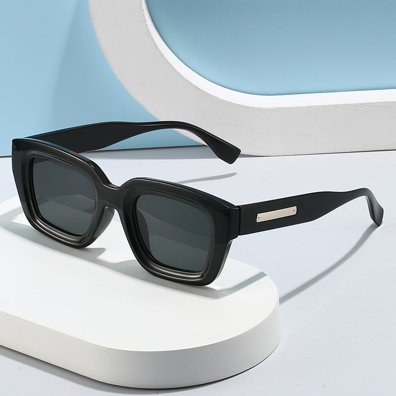 Damer oversized firkantet solbrille Luvikno