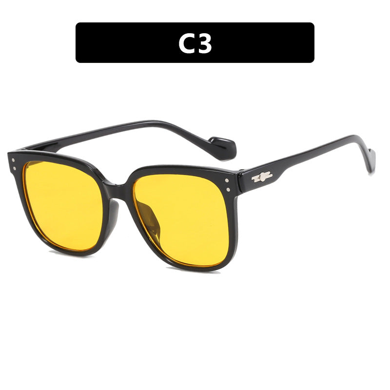 Dame firkantet solbrille med myk gradient og beskyttende UV-filter Luvikno