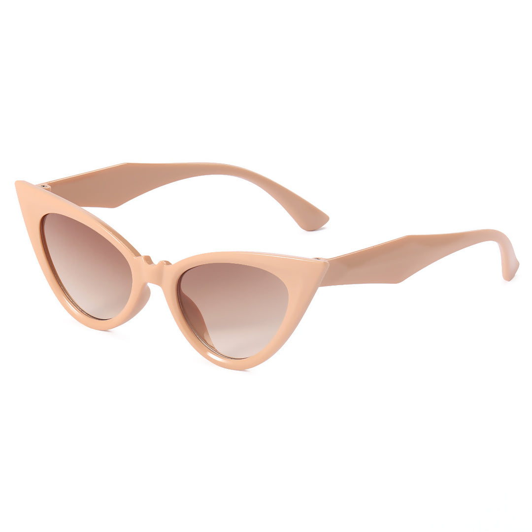 Dame Modische Katzenaugen Solbrille Luvikno