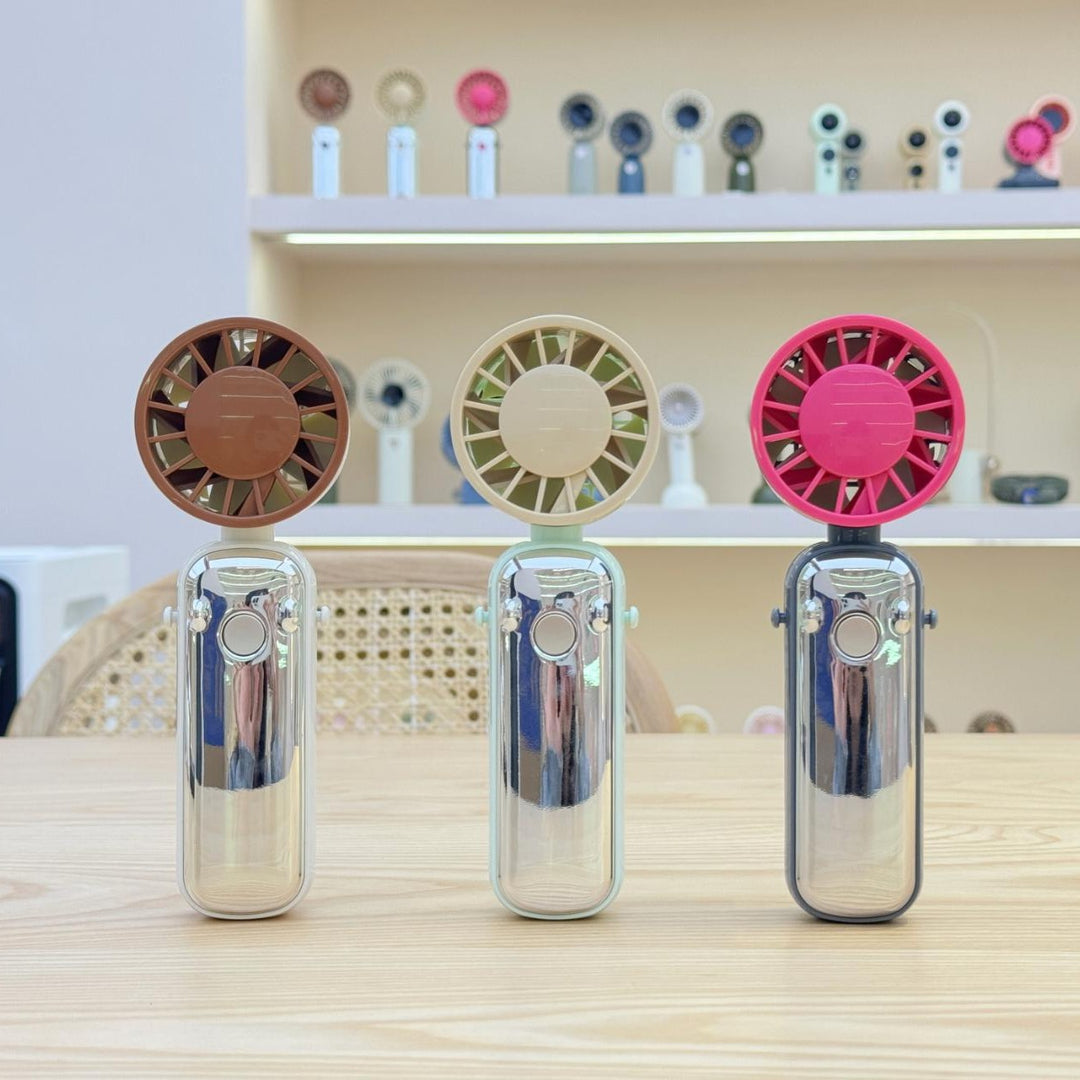 Unisex Bærbar Håndvifte med kraftig batteri og kompakt design Luvikno