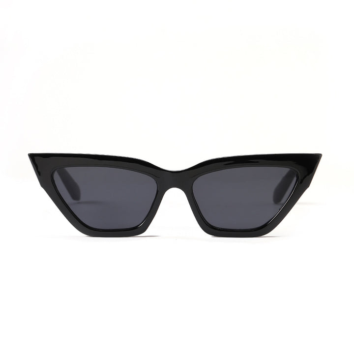Dame Cat-Eye solbrille med luksuriøs kjettingramme Luvikno