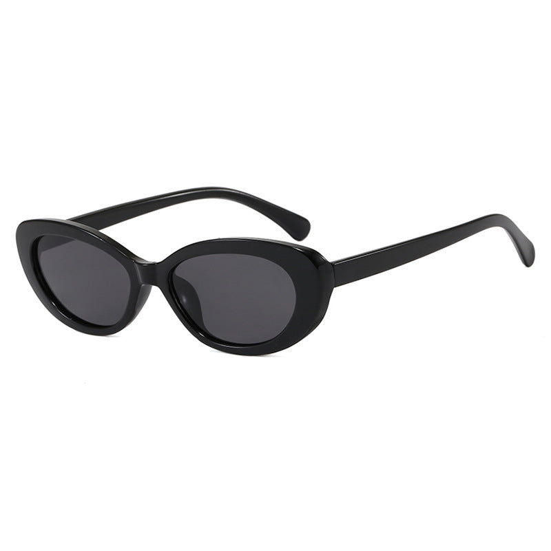 Dame moter Cat-Eye solbriller med UV-beskyttelse og elegant ramme Luvikno