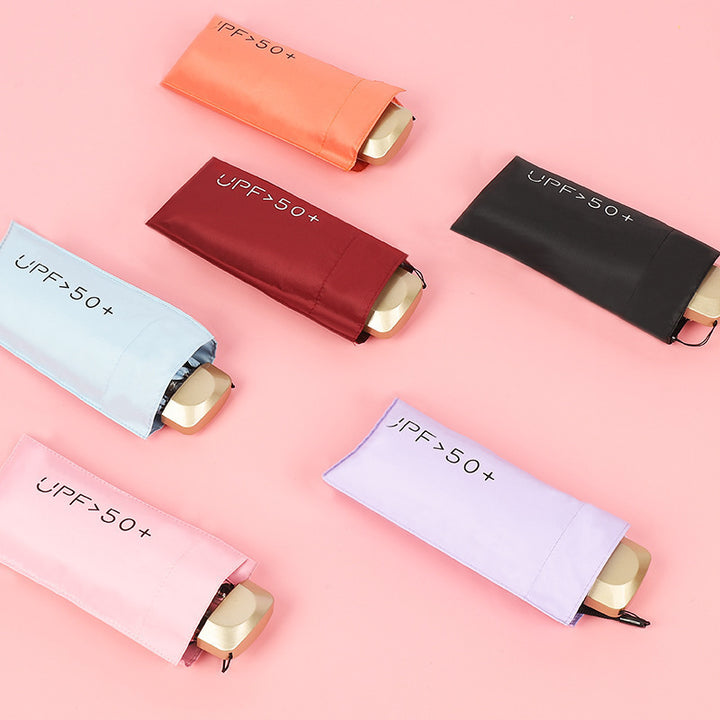 Dame sammenleggbart solparaply Luvikno