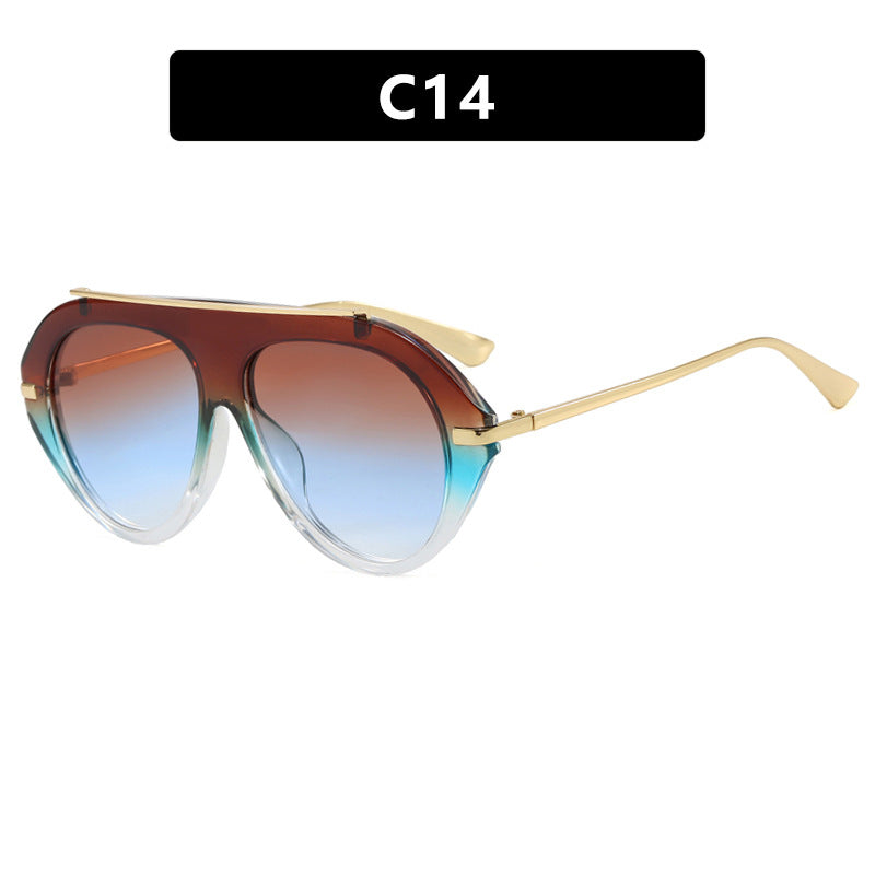 Dame solbrille i elegant heksagon-design Luvikno