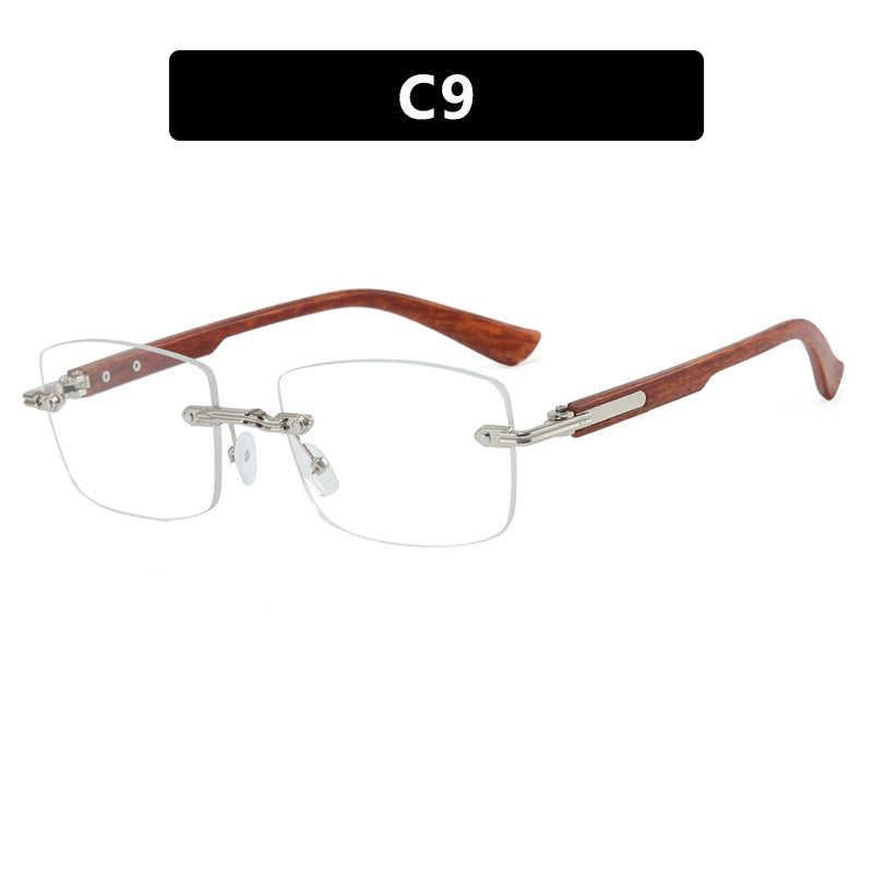 Dame kvadratisk solbrille med trefram og gradientlinser Luvikno