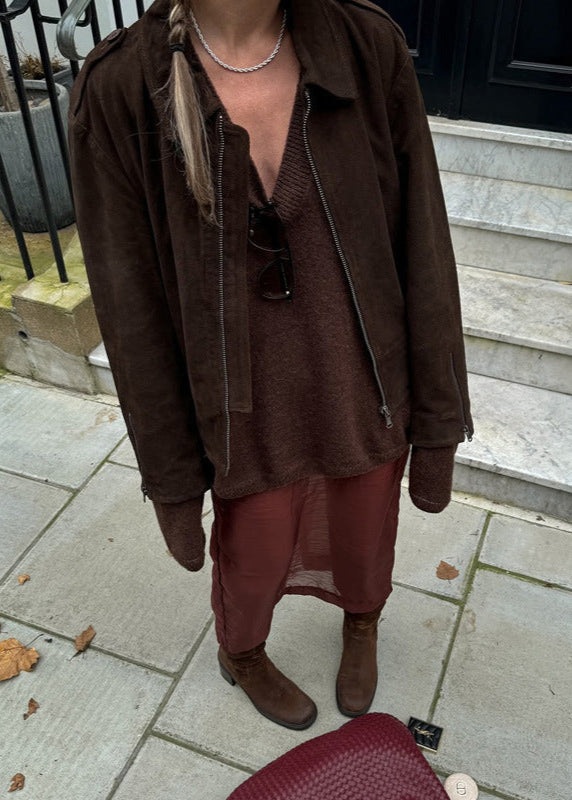 Luvik | Touch Kcroppattu Nahkatakki