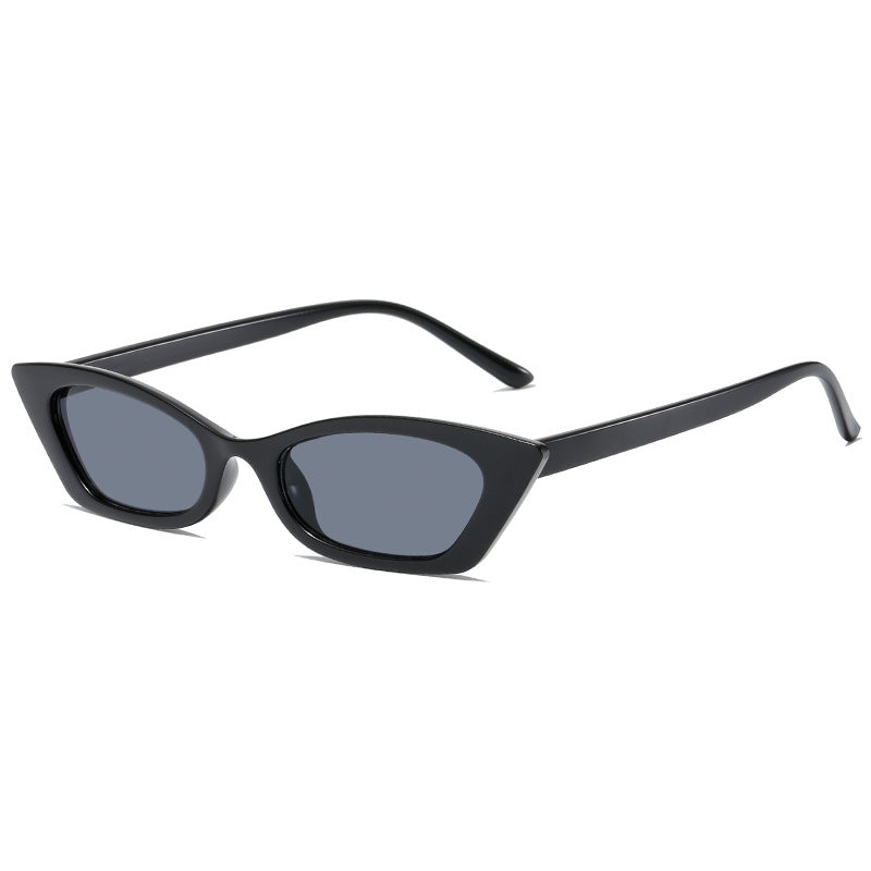 Damer moteriktig Cat-Eye solbrille med transparent ramme Luvikno