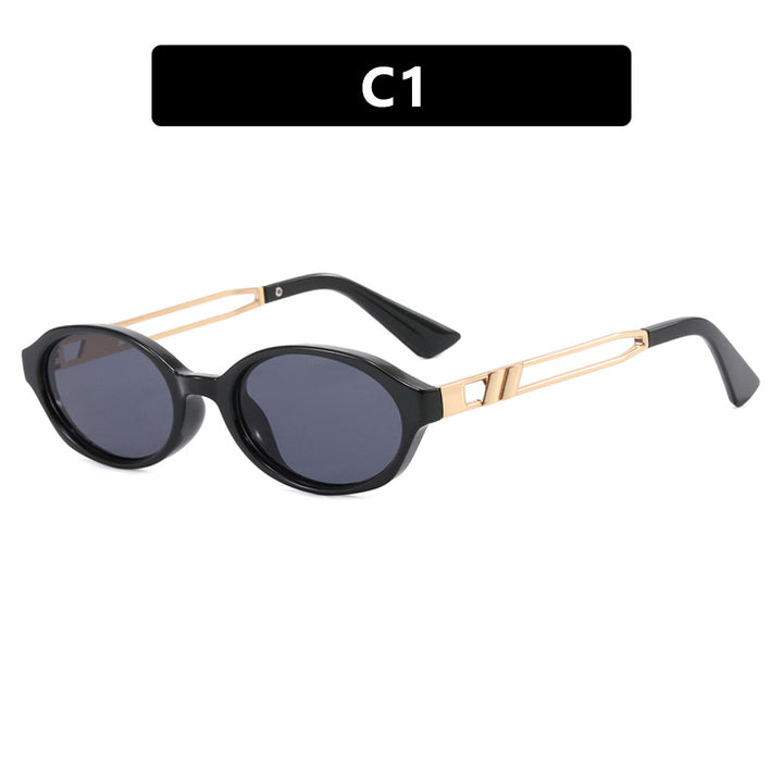 Dame moteriktig solbrille i elegant skilpadde mønster Luvikno