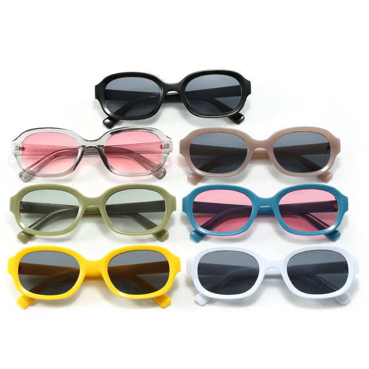 Dame moteriktig geometrisk solbrille med UV-beskyttelse Luvikno
