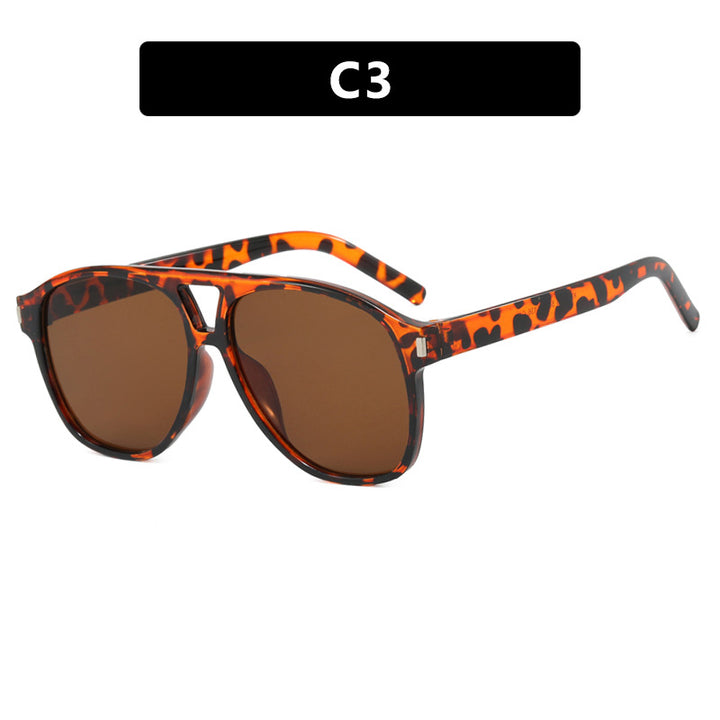 Damer solbrille i trendy skilpadde-design Luvikno