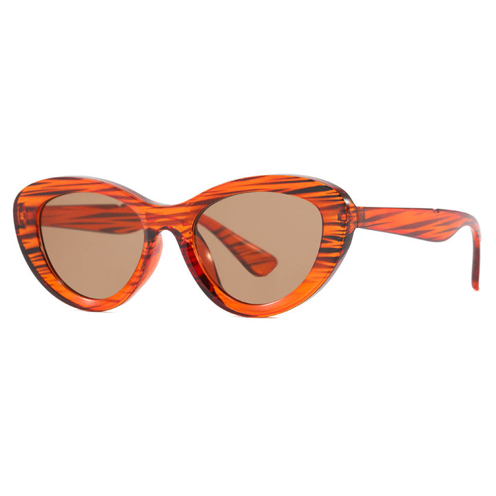 Dame Cat-Eye solbriller i unikt design Luvikno