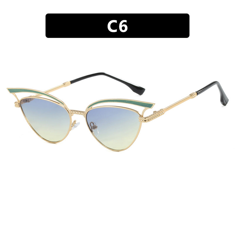 Dame Cat-Eye Briller med filigran designelement Luvikno