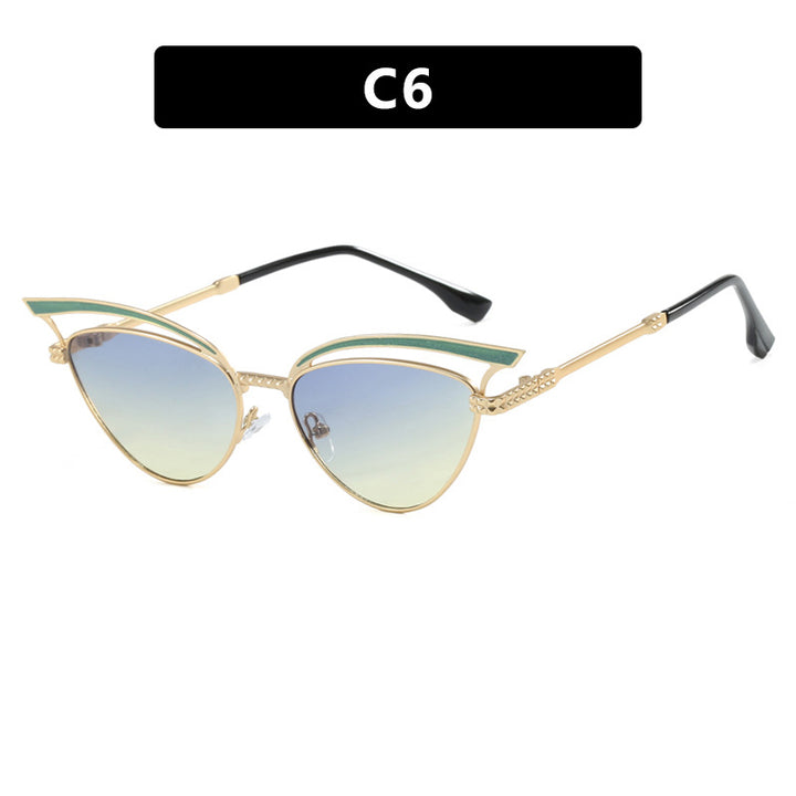 Dame Cat-Eye Briller med filigran designelement Luvikno