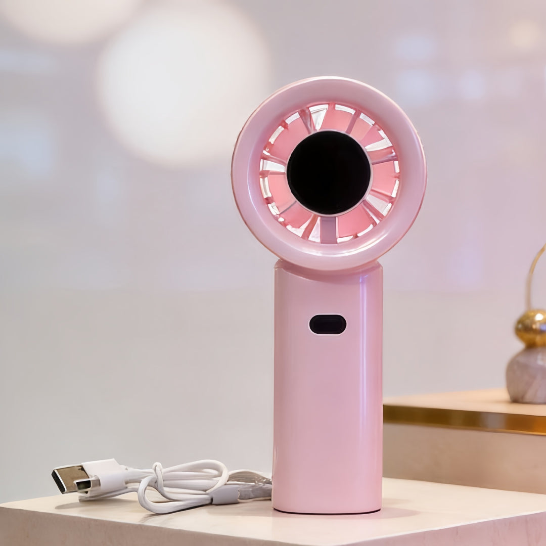 Dame Bærbar Mini-vifte med USB-ladingsfunksjon Luvikno