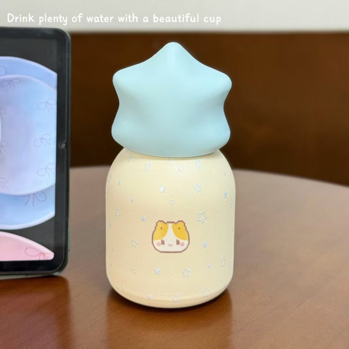 Damen Isoliertrinkflasche mit kreativem Sternverschluss Luvikno