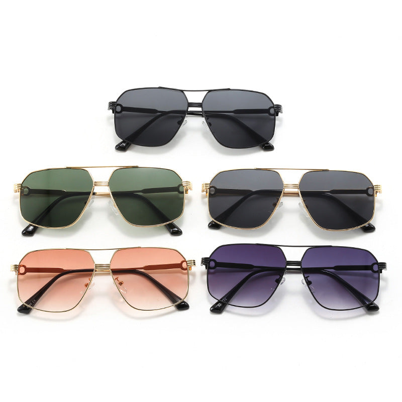 Dame stilige oversized solbriller med diamantformet ramme Luvikno