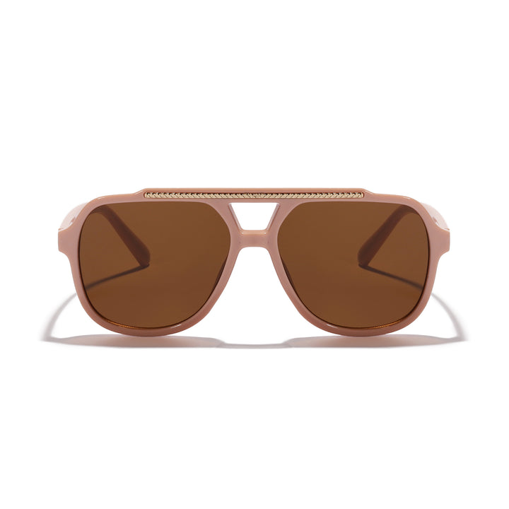 Dame Designer-solbrille med ekstravagant mønster og beskyttende UV-beskyttelse Luvikno