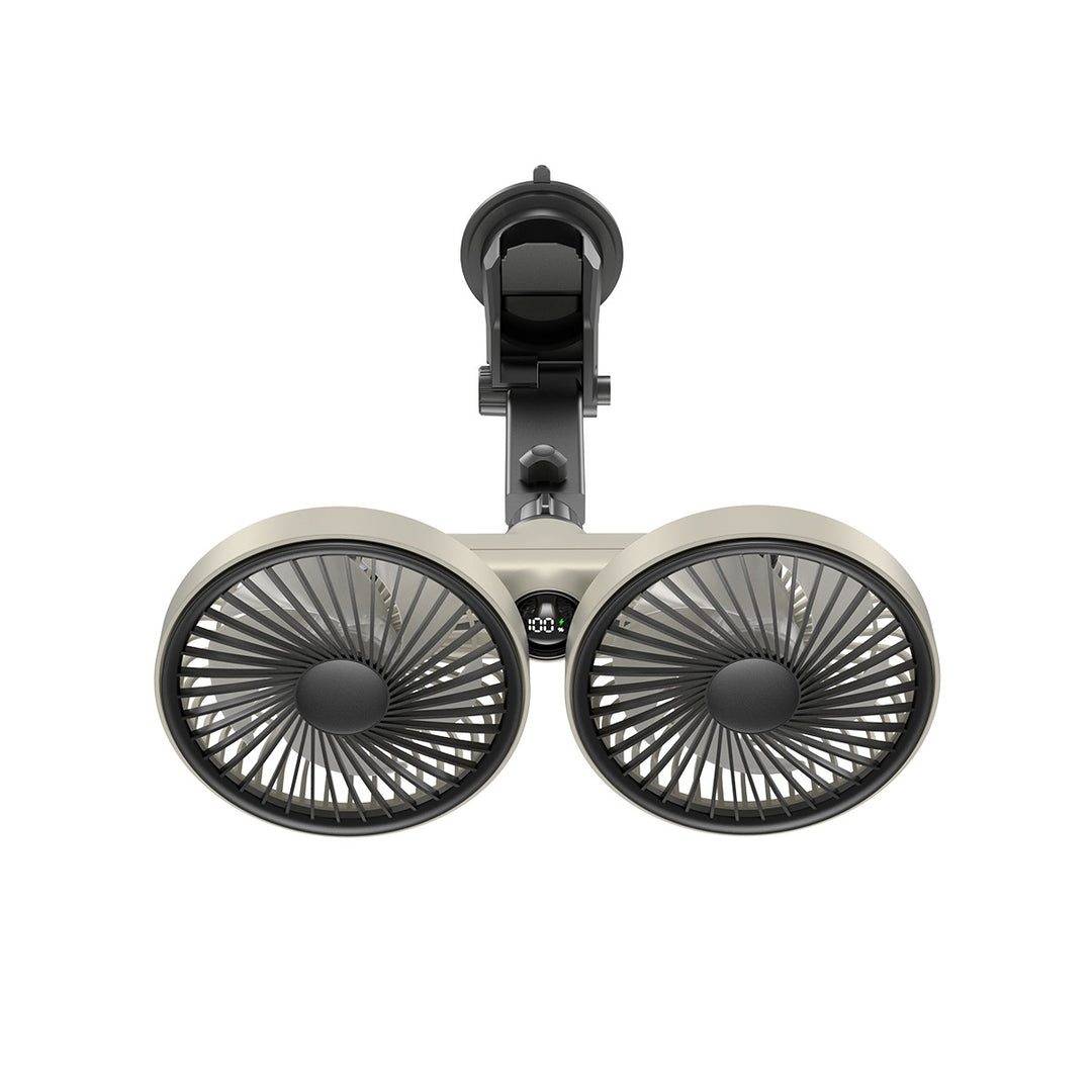 Unisex Dual-Head Clip-On Vifte Luvikno
