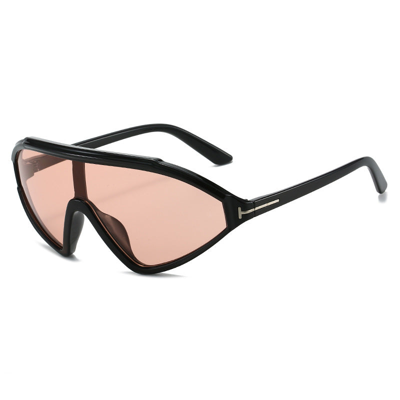 Dame sporty solbriller med ergonomisk full rammedesign Luvikno