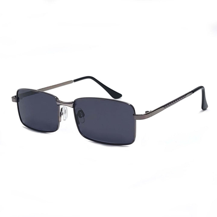 Herre moteriktig rektangulær solbrille Luvikno
